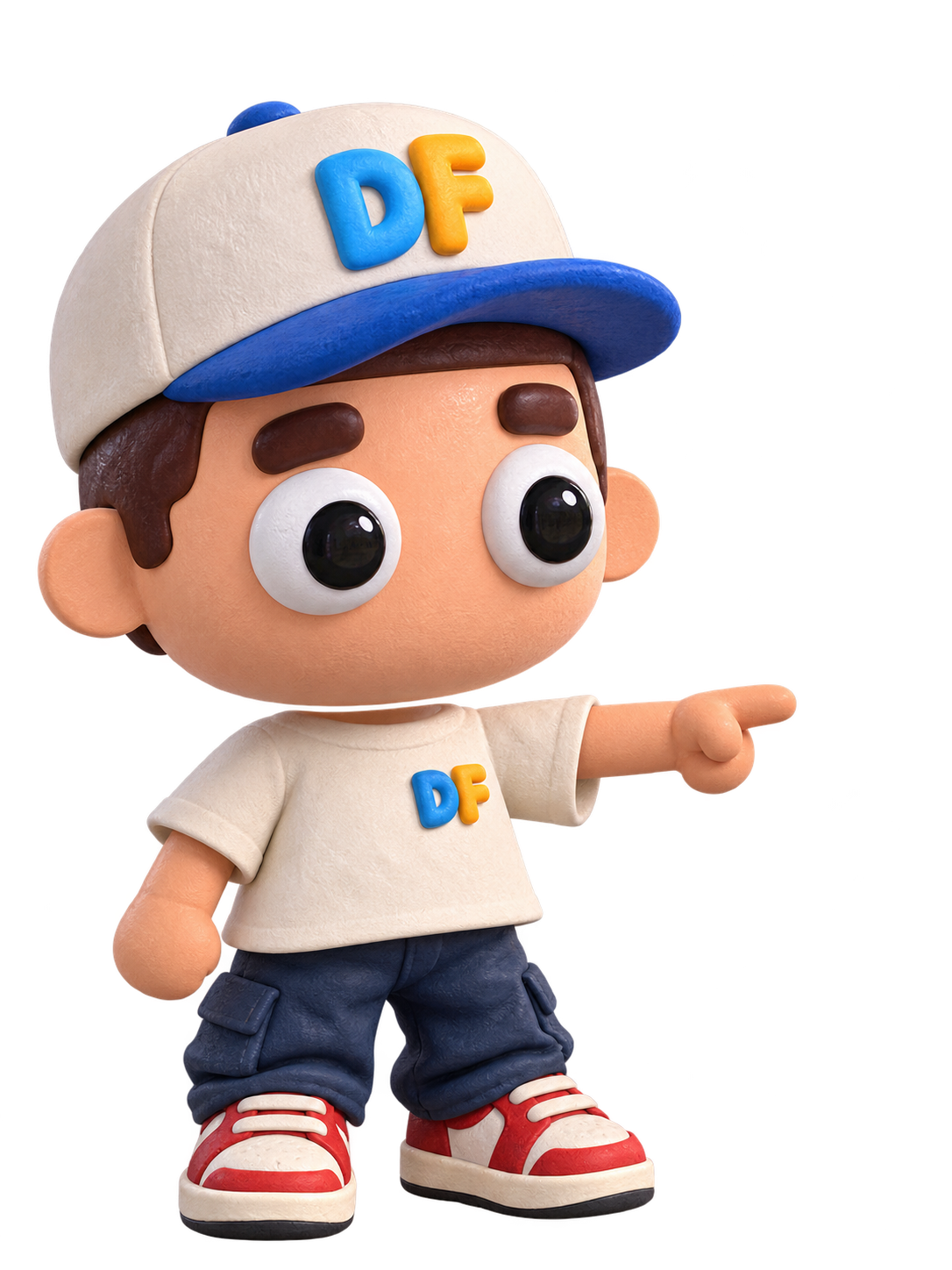 A Defi Fren pointing at the Create a Fren Pot form